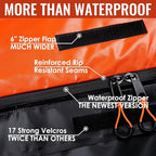Car Rooftop Cargo Carrier Bag, 15 Cubic Feet Waterproof Heavy Duty 840D Car Roof Bag for All Vehicle with/Without Racks - Anti-Slip Mat, 6 Door Hooks, Storage Bag, 2 Extra Straps, Luggage Lock - Image 3