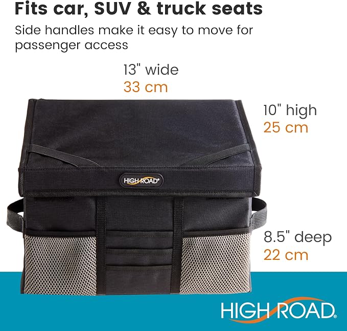 Passenger Seat Organizer and Car File Organizer for Mobile Office Work | High Road's Car Office Organizer is a Desktop and Filing Organizer with Adjustable Divider Panels for Custom Storage - Image 6