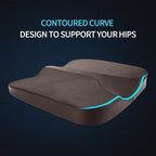 Car Seat Cushion, Comfort Memory Foam Seat Cushion for Driving - Image 5