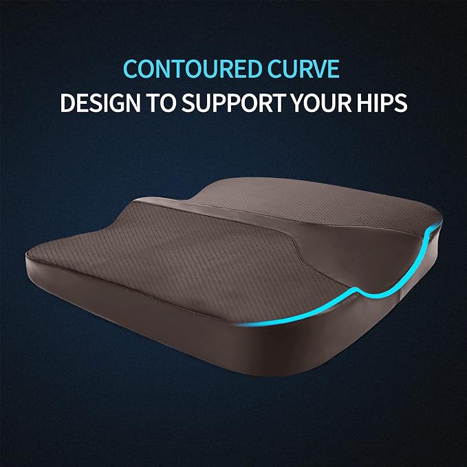 Car Seat Cushion, Comfort Memory Foam Seat Cushion for Driving - Image 5