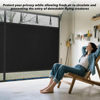 Privacy Garage Door Screen Blackout for 1 Car Garage-9x7FT Heavy Duty Magnetic Garage Screen,Thicker 265g/㎡ Mesh, Hands Free, Magnetic Privacy Garage Screen Door - Image 5