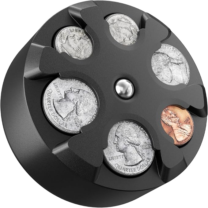 JOYTUTUS Universal Coin Holder, Large Capacity Coin Holder for Car, Portable Car Change Holder Coin Organizer, Car Trucks Accessories, Coin Sorter for Car & Wallet & Pocket by JoyTutus