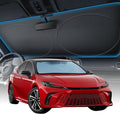 2026 Upgraded Zanch Windshield Sun Shade for Sedan, SUV, 59''x29'' | UV Protection & Heat Reduction, Light-Blocking, Heavy-Duty, Easy to Store&Setup, Keep Interiors Cool, Sun Shield for Parking by Zanch