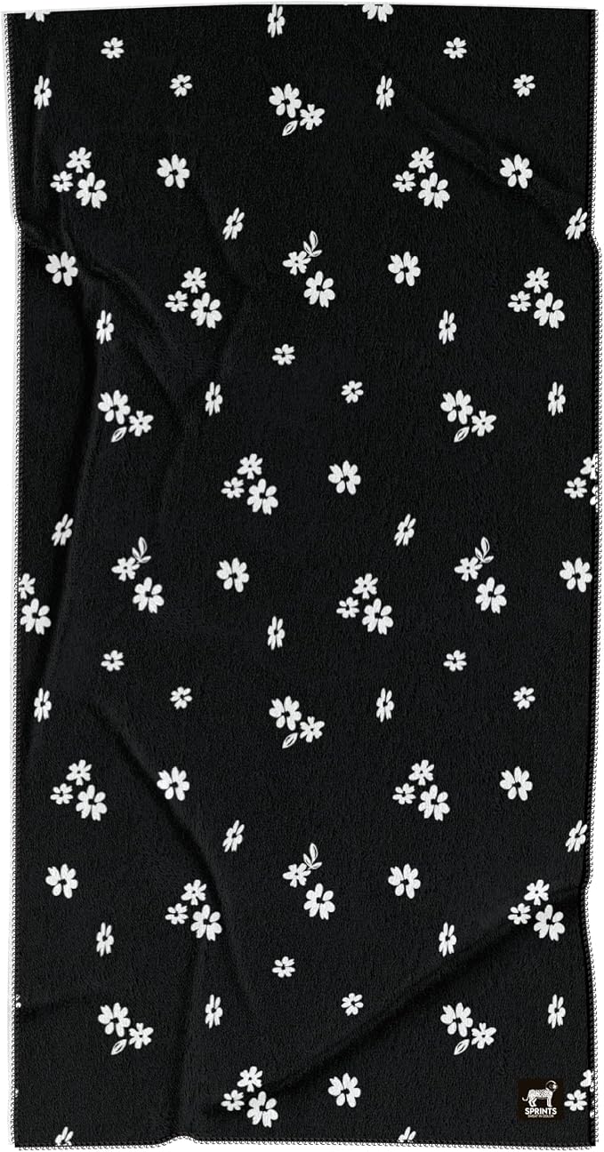 Sprints Athletic Running Towel, Full-Sized, Car Seat Cover - Performance Microfiber (Florid Declamation) - Image 5