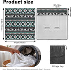 American Western Tribal Aztec Horse Print Waterproof Backseat Cover for Car Trucks Van SUV Jeep, Universal Fit Non-Slip Rear Bench Towel Seat Covers for All Seasons - Image 7