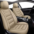 IKABEVEM Car Seat Covers Fit for Mazda CX-7 2007-2012: Full Set Luxury Leather Automotive Seat Covers, Car Seat Protector(5 Seats, Beige) by IKABEVEM