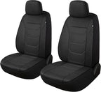 Pariiaotin 3D Air Mesh Car Seat Covers Front Sets Washable and Breathable Premium Cloth Automotive Vehicle Seat Covers for Cars Interior, Universal Fit for Most Cars, Sedan, Truck, SUV(Black) by Pariiaotin