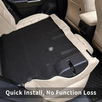coverdream Full Set Leather Seat Covers for Toyota Corolla 2009-2013 Base,L,LE,XLE Sedan,Airbag Compatible,Waterproof Car Seat Protector,Fit Like A Glove(Beige) - Image 6