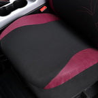 Flying Banner Butterfly car seat Covers ful Set Fashion Universal Lady Woman Female Rear Bench Split Colorized (Full Set - Lace, Burgundy) - Image 5