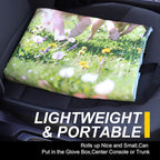 Back Seat Cover for Car Trucks Van SUV Jeep,Waterproof Rear Bench Towel Seat Covers for Dogs and Kids,Automotive Backseat Protector (Dog Print) - Image 8