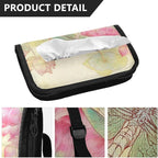 Car Tissue Holder Car Napkin Holder Tissue Box Dispenser Storage Case Sun Visor Mask Holder Accessories with Adjustable Straps Reusable Refillable Dragonfly Lotuses Yellow - Image 3