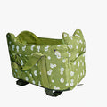 Center Console Dog Car Seat Safe Travel for Small Dogs Under 15 lbs | Detachable Washable Pet Carrier with Storage Pockets & Safety Leash, Light Green by HANMEIANINC