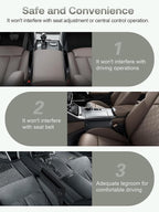 Universal Fit Premium Leather Car Seat Gap Filler Organizer, Center Console Organizer with Card Slots, Clever Gifts for Car SUV Truck Owners (Black, 1 Pack) - Image 9