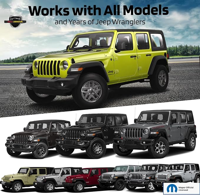 Seat Armour Seat Protector Towel 'Jeep with Grille' - Soft Machine Washable Jeep Seat Cover Towel - Easy to Install, Multipurpose Jeep Seat Towel - Tan - Image 6