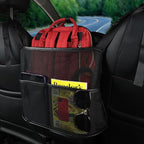 Cavalcade Car Net Pocket, Back Seat Mesh Organizer, Automotive Console Handbag Holder, Netting Pouch Storage Bag for Car, Barrier of Backseat Pet Kids, Black by CAVALCADE
