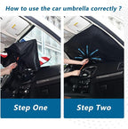 USA Flag Custom Windshield Sun Shade Cover Uv Protection Sunshades for Auto Car Interior Accessories - Image 4