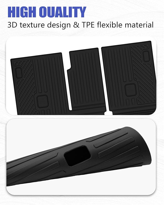 Cargo Liners Backrest Mat for Audi Q5 Accessories 2009-2017 with Hook&Loop Rear Trunk Mat Rear Seat Back Cover Protector All Weather Anti-Slip Split Dog Liner 4 PCS - Image 4
