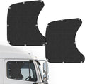 2Pcs Semi Truck Side Window Sun Shades,20×23" UV Protection Sunblock Side Window Shade with Suction Cup,Semi Truck Accessories for Kenworth,Volvo VNL,RV,Freightliner,International Trucks by Unknown