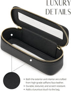 Makeup Brush Travel Case Slim Makeup Bag for Women Clear Cosmetic Bag Cute Makeup Case Black Toiletry Bag for Traveling Transparent Car Makeup Bag Aesthetic Makeup Brush Bag - Image 6