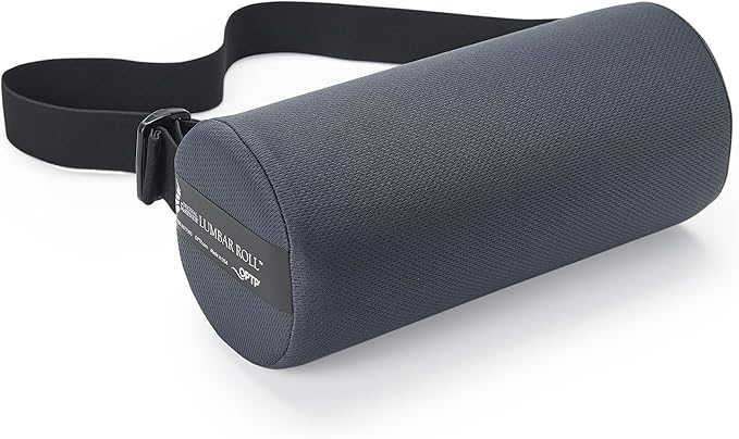 OPTP The Original McKenzie Lumbar Roll – Standard Density Low Back Support | Lumbar support for office chair & car seat back support cushion, the preferred lumbar pillow by physical therapists, USA made by OPTP