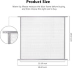 Guardian Steel Pet Grille Screen Door Protector for Dogs Pets Cats Scratch Protector Replacement (Grey, 30 inch) Screen Door Guard Pet Proof Rv Screen Door Grill Guards - Image 2