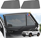 KUST Car Window Shades for 2021-2024 Subaru Outback Accessories, Breathable Mesh Magnetic Window Covers, Rear Back Side Window Sun Shades UV Block Privacy Protection for Baby Camping Napping 2PCS - Image 3