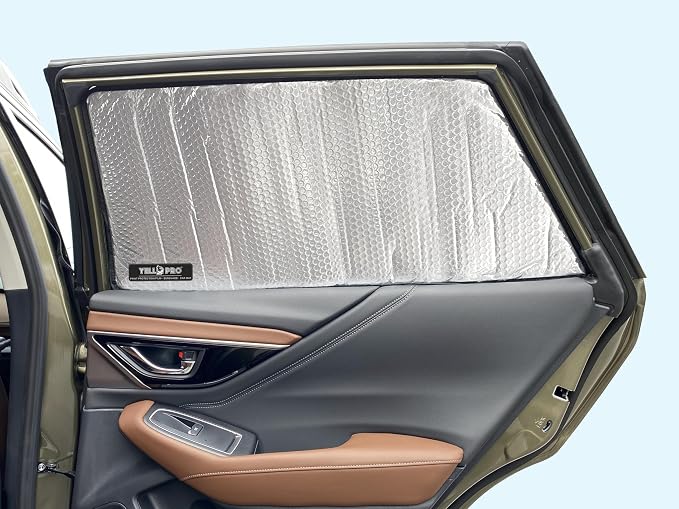 YelloPro Side Window Rear Seat 2nd Row Sunshade (Set of 2) Custom Fit for 2023 2024 2025 2026 Lexus RX SUV, Sun Protection UV Reflector Insulated Accessories [Made in USA] - Image 4
