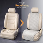 IVICY Faux Suede Front Car Seat Cover, Seat Protector, 1 Unit, Light Gray | Non-Slip Bucket Sear Cover for Most Cars, SUVs, Vans & Trucks – Machine Washable, Side-Airbag Friendly - Image 6