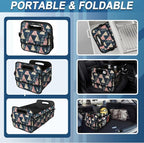 Deosk Trunk Organzier and Storage with Reinforced Handles,Car Accessories for Women/Men 50L Waterproof Polyester for Car/SUV/Minivan/Truck(Medium, Triangle) - Image 4