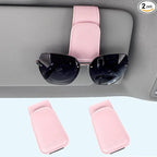 TILDOSAC Magnetic Sunglass Holder for Car Visor,Leather Glasses Holder,Vehicle Accessories Sunglasses Visor Clip for Truck 2 Pack by TILDOSAC
