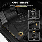 Floor Mats for Toyota Camry 2018-2024 FWD Gas, Floor Liners & Cargo Liner | Not for AWD or Hybrid. Custom Fit Car Mats All-weather Protection Waterproof Easy to Clean Heavy Duty - Image 4