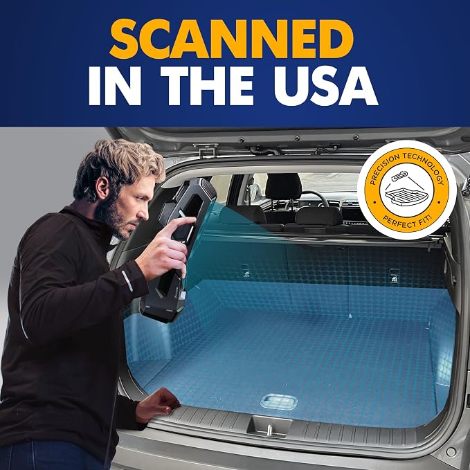 Premium Cargo Liner for Hyundai Tucson Hybrid 2022-2025, 2026 with Subwoofer - 100% Protection - Custom Fit Car Trunk Mat - Easy-to-Wash & All-Season Cargo Mat - 3D Shaped Laser Measured Trunk Liners - Image 3