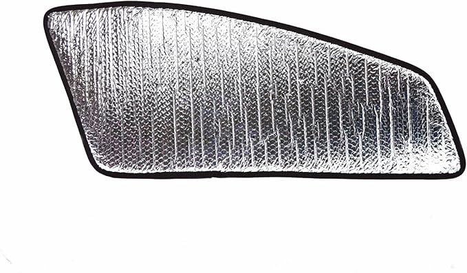 Set of 2 Custom Fit Automotive Reflective Front Seat Side Window Sunshade for 2014 2015 2016 2017 2018 Jeep Grand Cherokee SUV by AutofitPro
