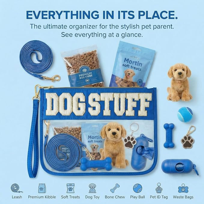 Dog Mom Gifts for Women Travel Bag Stuff Carrier Gifts Bag for Dog Lovers Food Storage Pouch Organizer Bag - Image 2