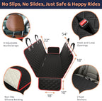 Dog Car Seat Cover for Back Seat, Waterproof Hammock for Car, SUV & Truck, Non-Slip Backseat Cover for Dogs, Heavy-Duty Dog Hammock Style Seat Protector Pets, Easy to Install & Clean - Image 4