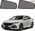 Civic Window Shades 2016-2021, Rear Side Mesh, 2PCS | Custom Fit Window Shades, Breathable Mesh Blocks UV Rays, Reduces Heat & Glare, Creates Comfort for Babies & Rear Passengers by KOCZIL
