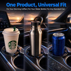 6PCS Car Cup Holder Insert, Arc Leaf Silicone Cup Holder Limiter, Soft Anti-Shake Auto Cupholder Stabilizer, Universal Drink Holders Expander for Most Vehicle, Sedan, SUV - Image 7