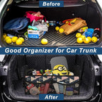 Deosk Trunk Organzier and Storage with Reinforced Handles,Car Accessories for Women/Men 50L Waterproof Polyester for Car/SUV/Minivan/Truck(Medium, Triangle) - Image 5