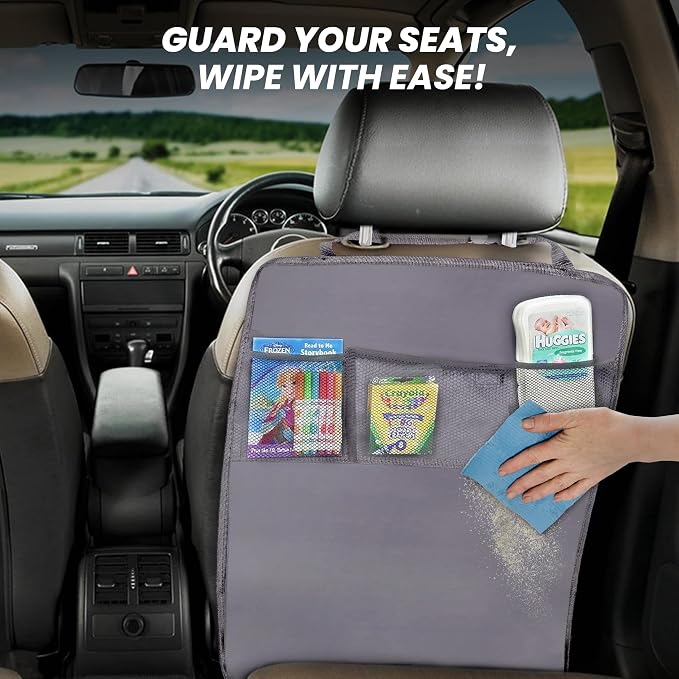 EcoNour Car Kick Mats Back Seat Protector - Image 4