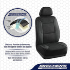 Skechers Memory Foam Car Seat Covers, Air Cool Mesh Thick Seat Covers, Airbag Compatible Car Seat Cover, Automotive Comfort Protection for Most Cars,Vans,Trucks, SUVs,Black - Image 5