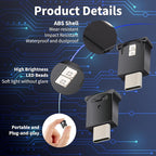 BFXM Mini USB Car Light, 5V USB Light for Car, 8 Switchable Colors | Car Lights Interior, USB LED Light, Fit for Car, Laptop Keyboard, Home Office, Plug-and-Play Type-C Port - Image 6