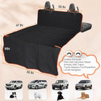 Cargo Liner for Pet, Water Proof Non Slip Durable Dog Cargo Cover Mat Universal for Cars Minivan with Bumper Flap Protector Black - Image 5