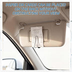 Frienda 50 Pcs Auto Car Vehicle Sun Visor Clip Holder for Sunglasses Glasses Holder Hanger Eyeglasses Mount Ticket Card Clip Car Accessories (Dark Colors) - Image 6