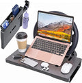 Carbon Fiber 3-in-1 Steering Wheel Tray Table & Car Seat Gap Filler Organizer & Centre Console Storage Box | Foldable Adjustable Car Desk/TableTray for Laptop, Eating & Work (【Foldable】 3-in-1) | Detachable Seat Gap Filler，0-30° Adjustable Angle，3-in-1... by Unknown