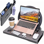 Carbon Fiber 3-in-1 Steering Wheel Tray Table & Car Seat Gap Filler Organizer & Centre Console Storage Box | Foldable Adjustable Car Desk/TableTray for Laptop, Eating & Work (【Foldable】 3-in-1) | Detachable Seat Gap Filler，0-30° Adjustable Angle，3-in-1... by Unknown