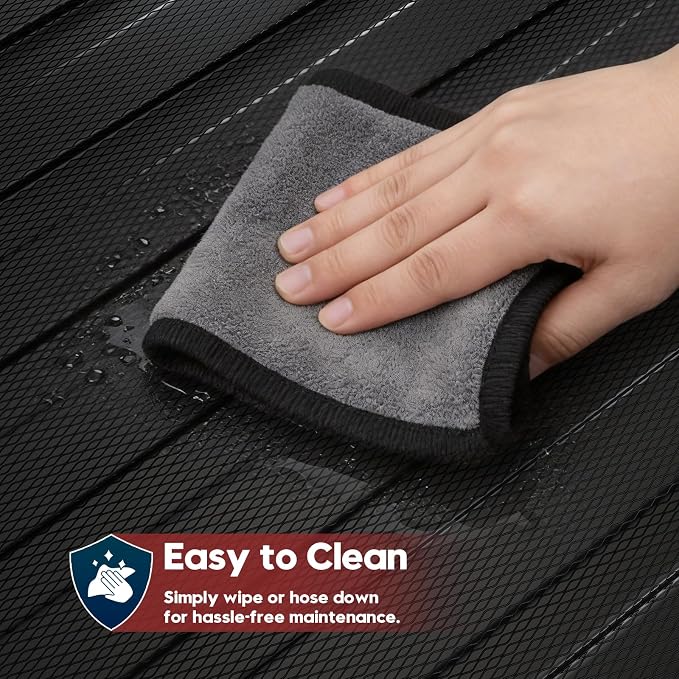 Floor Mats for 2025-2026 Tesla Model Y Juniper RWD 5 Seats, Full Set 15PCS | Custom Fit TPE Floor Liners with Cargo Liner, Seat Back Protectors, Full Trunk Mats, Waterproof, Non-Slip - Image 6
