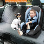 Meolsaek Dog Car Seat Cover Back Seat,Waterproof Nonslip Seat Protector | 600D oxford fabric,55"x45" size fits most cars,trucks,SUVs,Anti-slip,Waterproof,Easy to clean dog seat cover for back seat - Image 4
