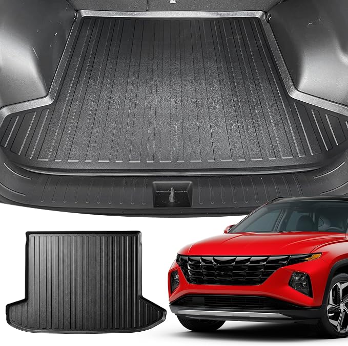 Premium Cargo Liner for Hyundai Tucson 2022-2025, 2026 Without Subwoofer - 100% Protection - Custom Fit Car Trunk Mat - All-Season Cargo Mat - 3D Shaped Laser Measured Trunk Liners for Tucson by EcoLinerUSA