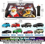 CHILL·TEK Funny Animal Car Windshield Sun Shade Umbrella, Christmas Duck Car Sun Shade Umbrella, Block UV Rays Heat Foldable Windshield Umbrella Sun Visor Protector - Keep Vehicle Cool for Cars SUV - Image 3