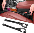 7F Car Seat Gap Filler, Organizer Between Seat and Centre Console | Universal Car Accessories Interior for Men or Women, Car Seat Gap Plug With Storage Slot, Fit SUV Truck Storage Black- 2Pack by Unknown